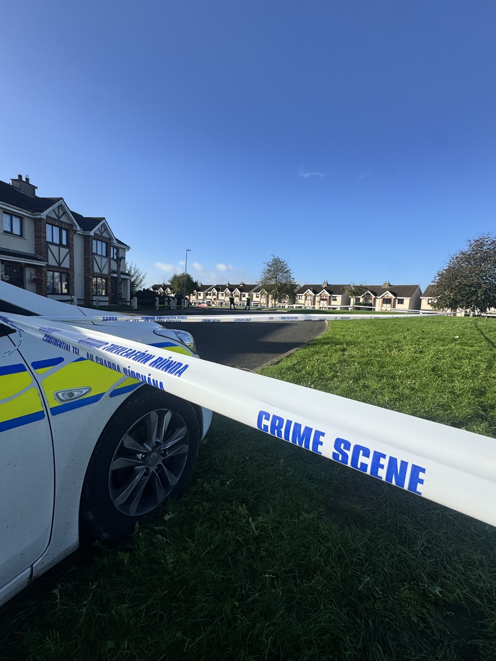 Emergency services at the scene of an overnight fire in the Birchwood estate in Waterford City (Mícheál Ó Scannáil/PA) (PA Wire)
