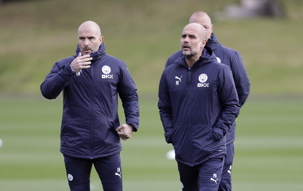 Maresca used to be part of Guardiola’s backroom team (PA)