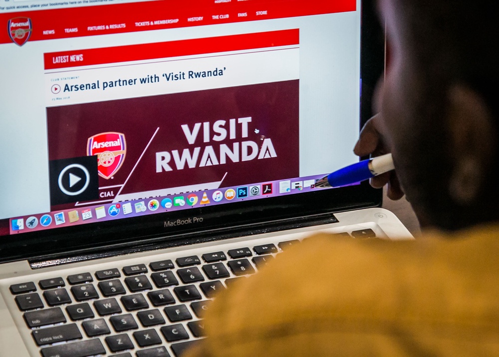 Arsenal previously had a sponsorship agreement with 'Visit Rwanda' (AFP/Getty)