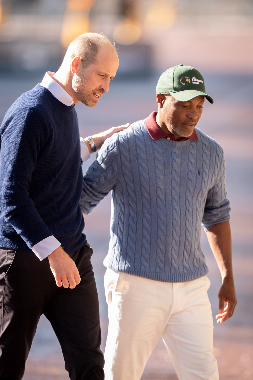 Prince William with cricket legend Brian Lara (PA Wire)