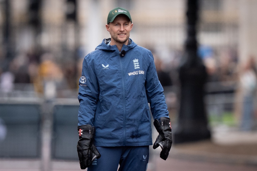 Joe Root enjoyed a game of cricket with Prince William (PA)