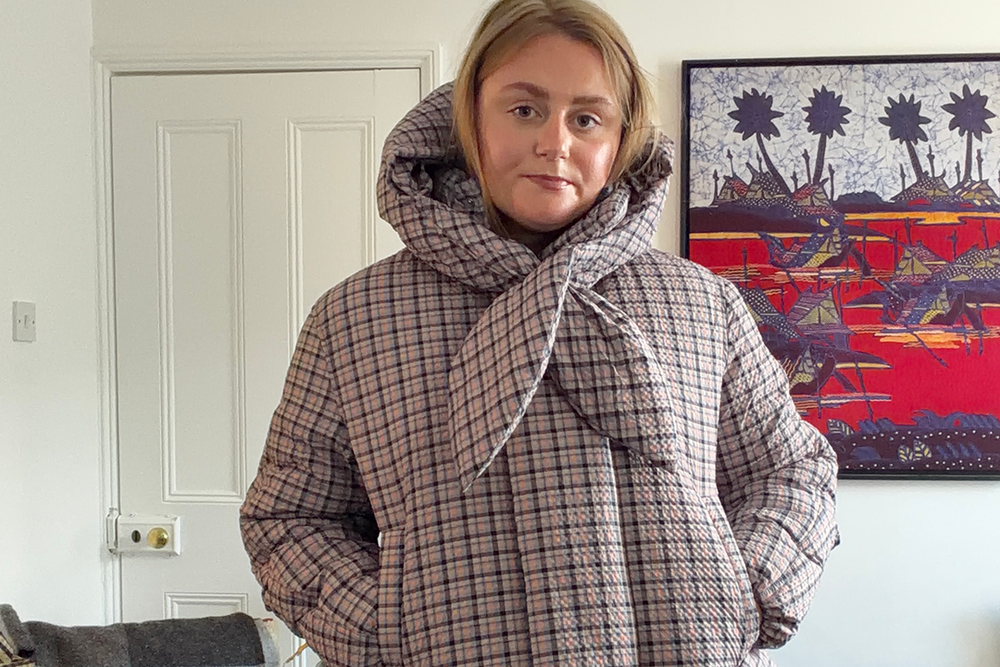 This puffer jacket feels very Ganni-inspired (Lucy Smith/The Independent)
