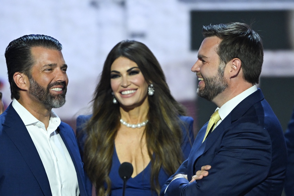 News recently broke that Guilfoyle reportedly pleaded with a Trump donor, who was seeking access to the president, for $100,000 to pay off her American Express card (AFP via Getty Images)