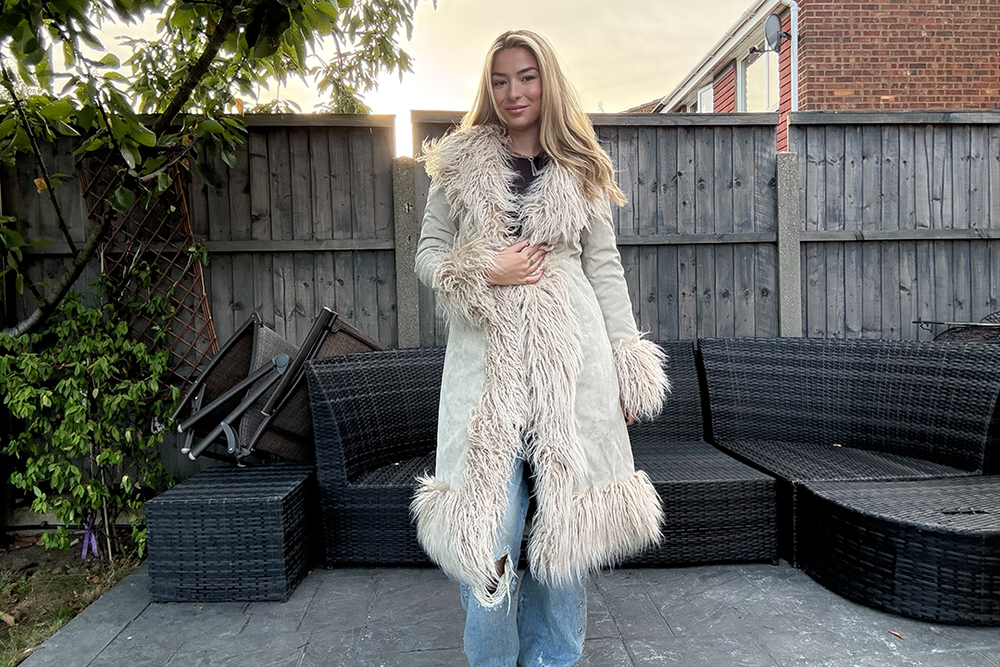 This statement coat feels very 1970s-inspired (Isabella Howells/The Independent)