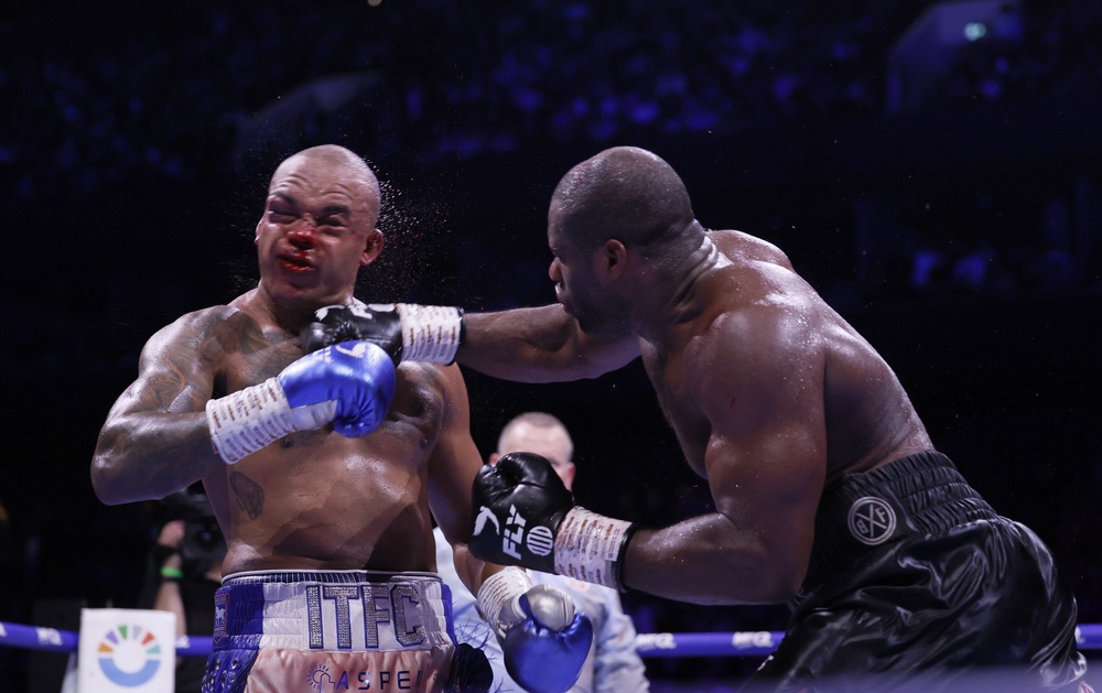 Fabio Wardley (left) was stopped in the 11th round by Daniel Dubois in Manchester (Richard Sellers/PA) (PA Wire)
