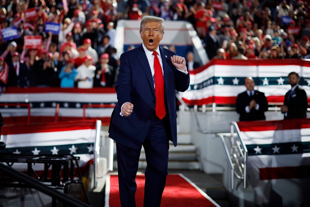 President Donald Trump continues to question the nation’s election integrity (Getty Images)