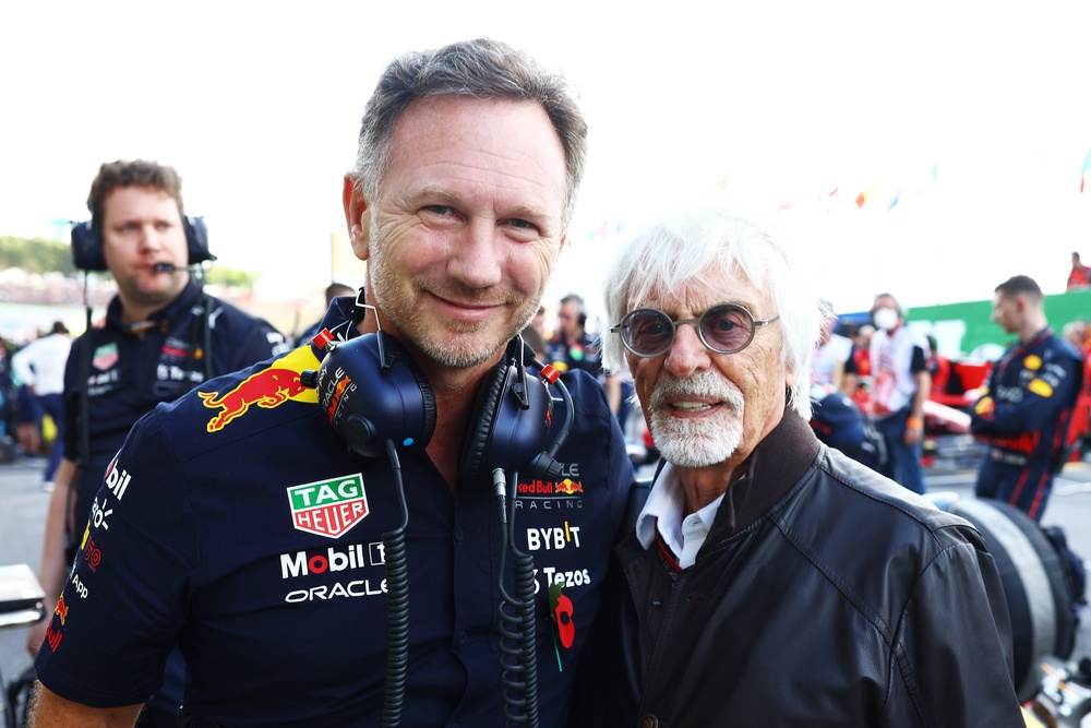 Horner is close friends with former F1 kingmaker Bernie Ecclestone (Getty)