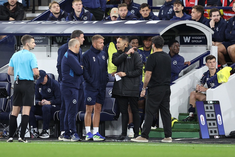 Millwall's match against Swansea was paused after an alleged racist incident (Getty)