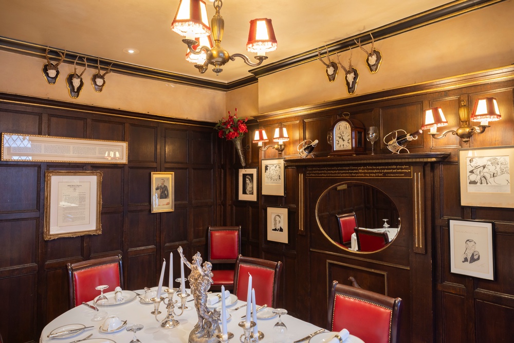 Rules has a room named after John Betjeman who argued to save the institution and its ‘invisible atmosphere (Megan Taylor/National Trust/PA)