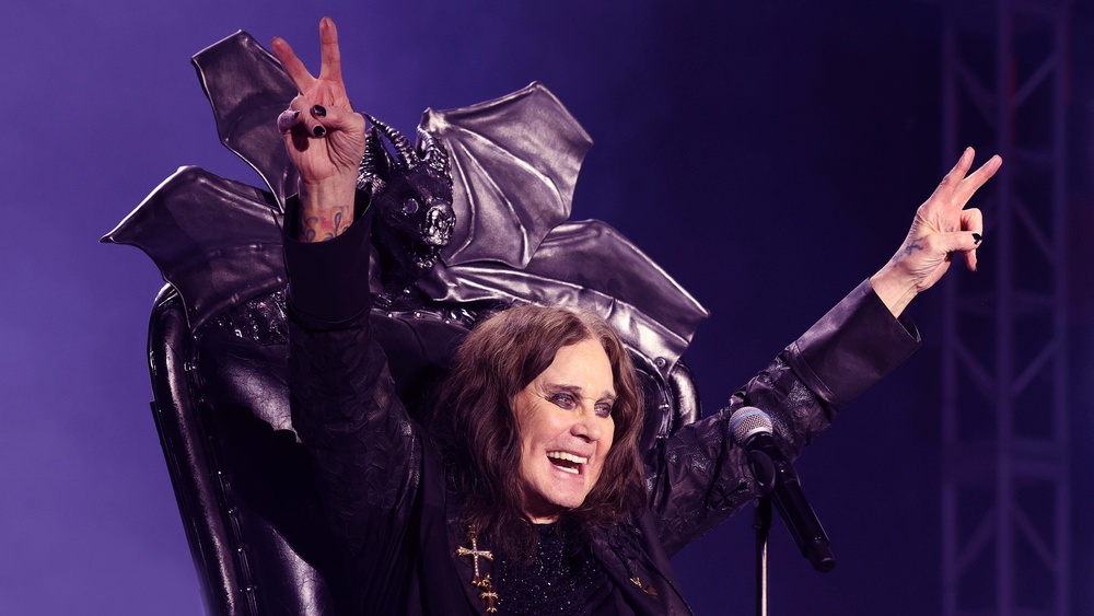 Ozzy during his final concert (PA)