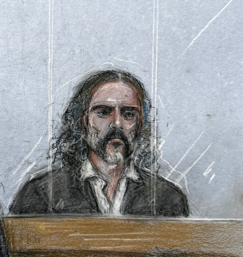 The defendant listens intently to the case against him (Elizabeth Cook/PA)