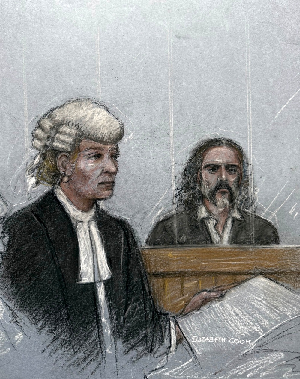 The case against Russell Brand is being outlined in court (PA)