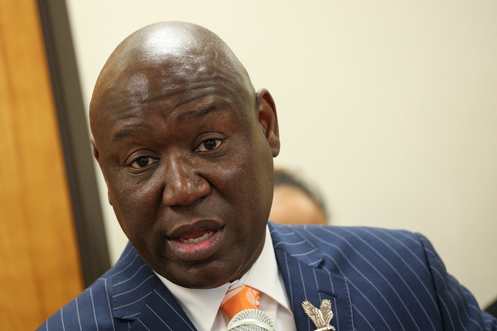 Ben Crump, representing the family, aggressively disputed that narrative, pointing out that the fatal shot was fired from the side of the vehicle after Foster was already out of harm's way (AFP/Getty)