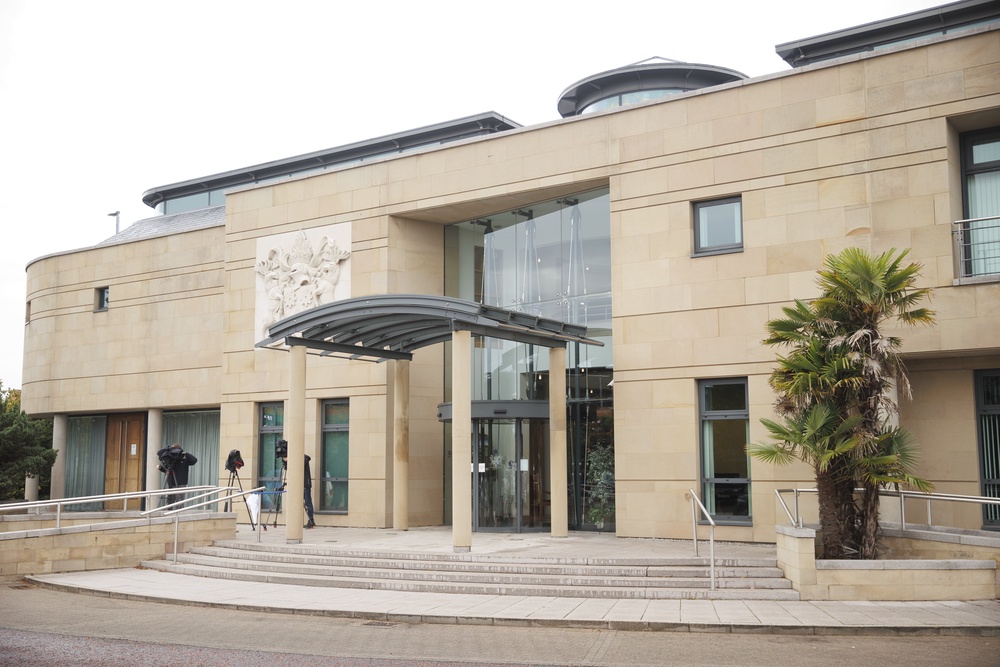 The exterior of Bradford Court in Belfast, where the Omagh Bombing Inquiry is being held (Liam McBurney/PA) (PA Wire)