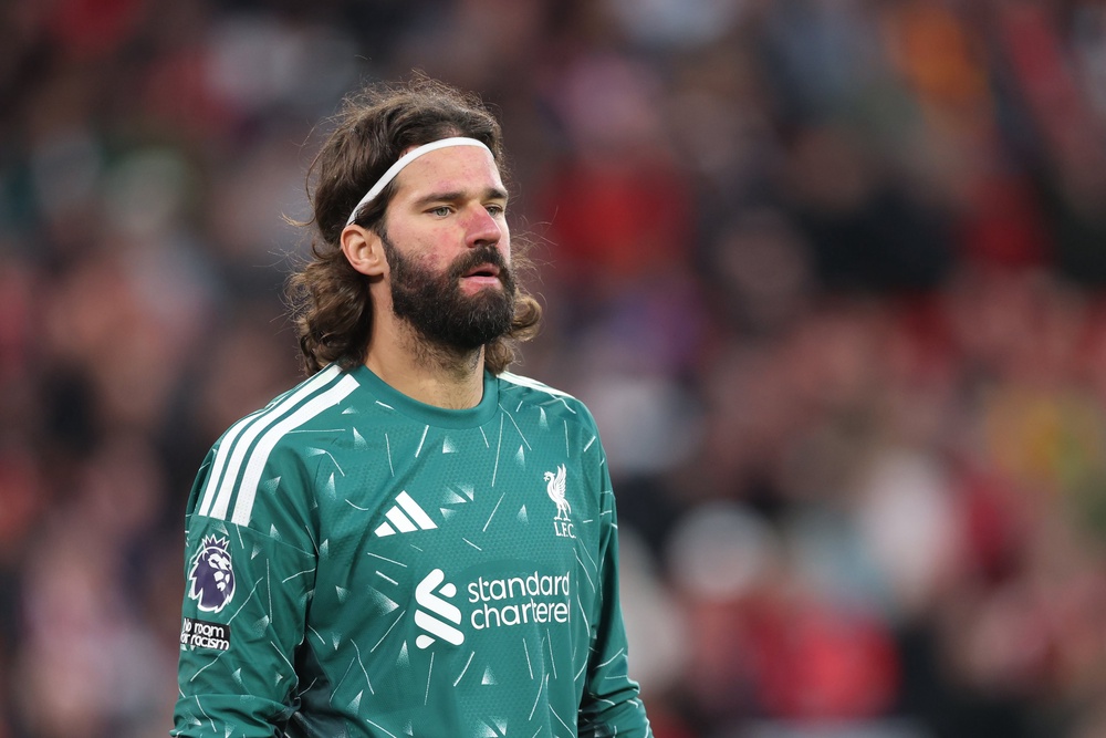 Alisson is technically Liverpool’s vice-captain but will not wear the armband (Getty)
