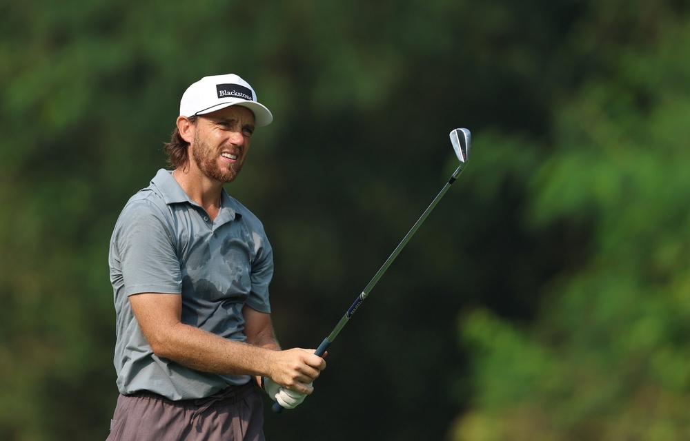 McIlroy said he was inspired by Ryder Cup teammate Tommy Fleetwood to embrace his new baggy trousers look (Getty)