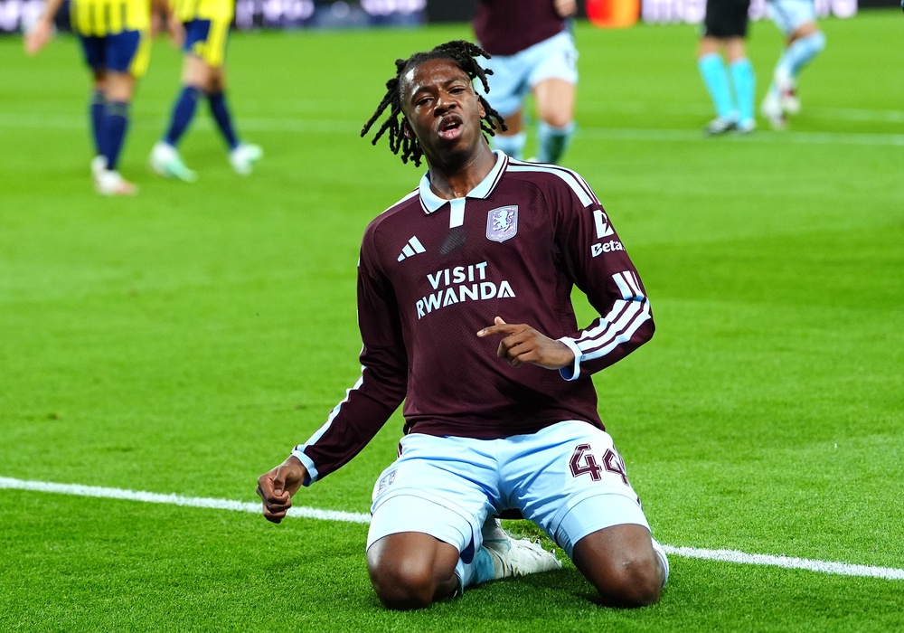 Johan Manzambi scored for Aston Villa on his 21st birthday (PA Wire)