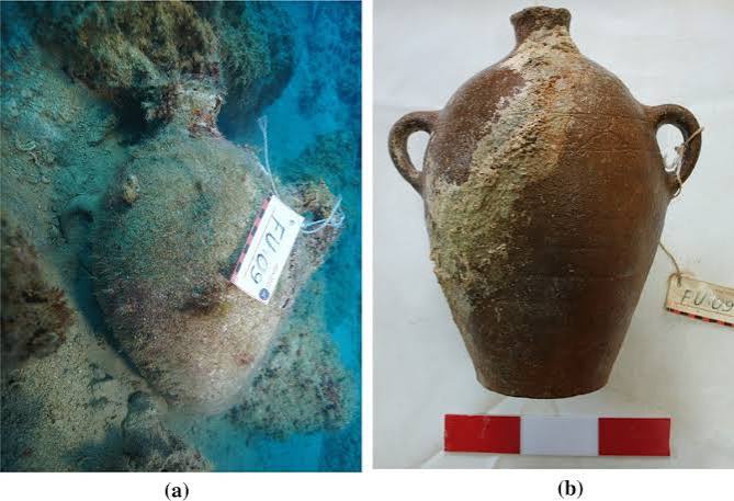 Amphora found in the shipwreck (Hakan Oniz/Journal of Maritime Archaeology 2026)