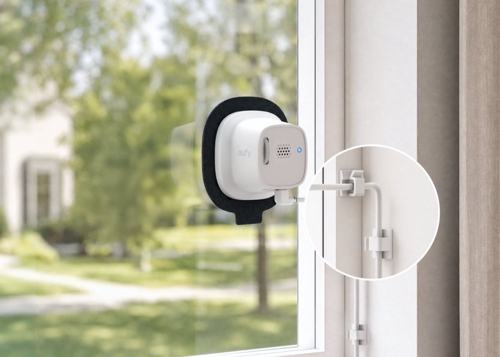 The tool-free installation requires new screws and no drilling, so could be a good option for renters. (Eufy)