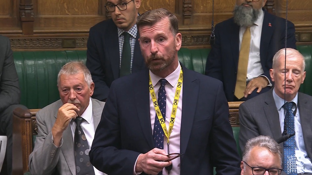 SNP Westminster leader Dave Doogan will use his speech to the SNP conference on Thursday to demand action from the PM on the cost of living. (House of Commons/UK Parliament/PA)