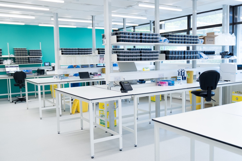 Equipment in the Cancer Genomics lab (Aaron Chown/PA)