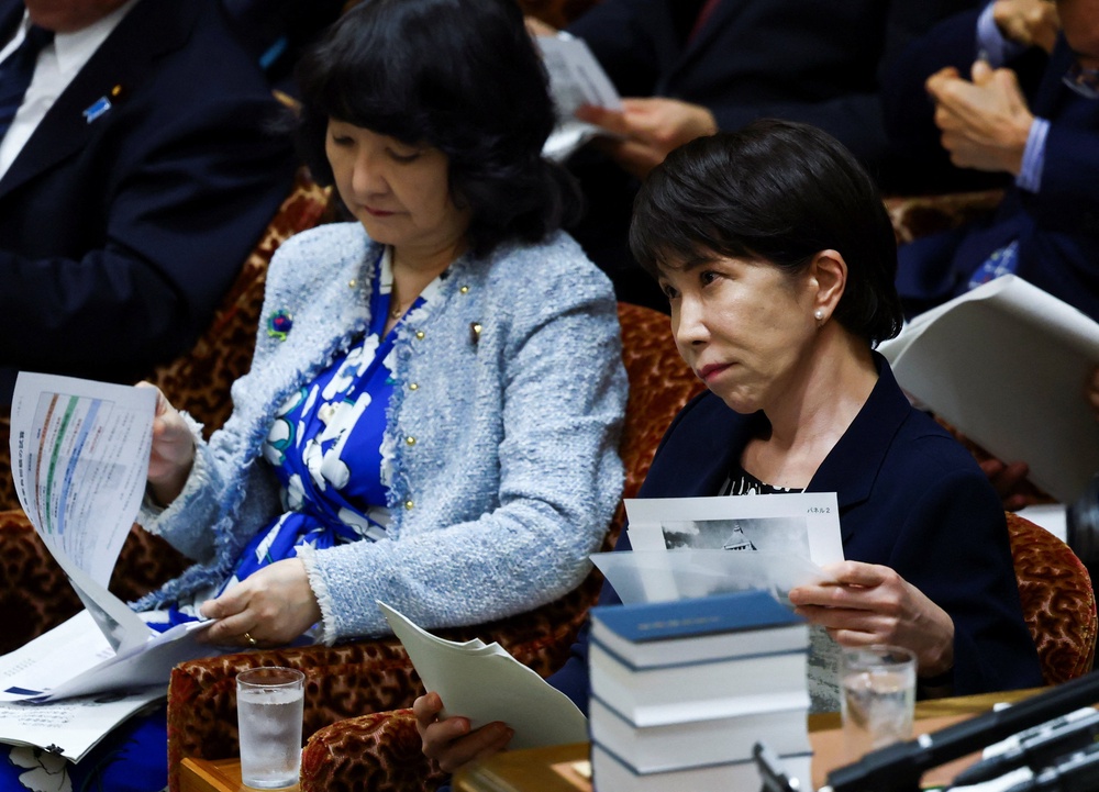 Japan's Prime Minister Sanae Takaichi attends the Lower House budget committee session at the parliament in Tokyo, Japan (Reuters)