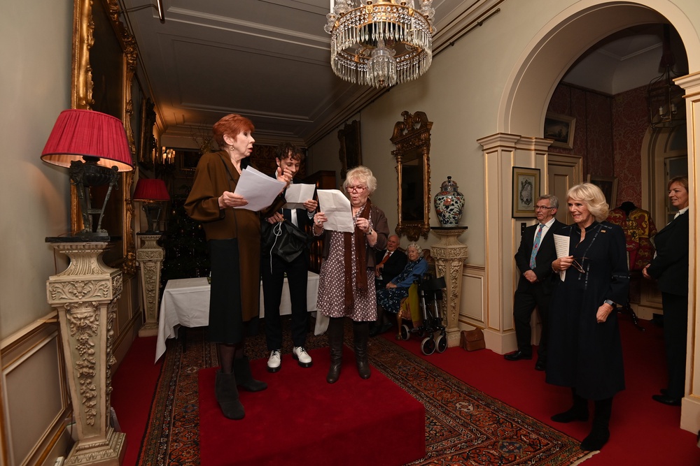 The cast of ‘The Archers’ perform for Queen Camilla at the 70th anniversary celebration in 2027 (Getty)