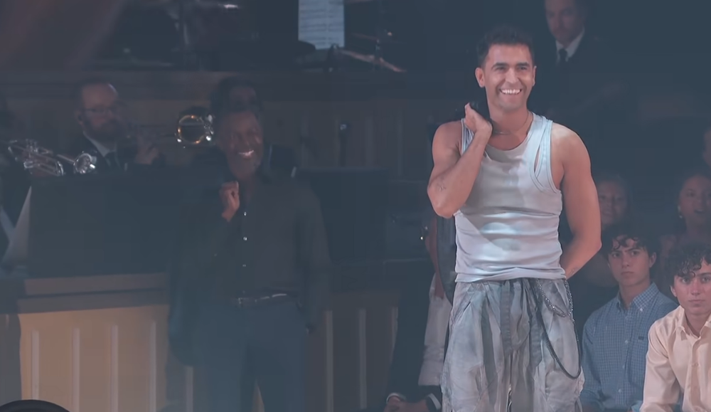 Sean Patrick Thomas and Ezra Sosa recreated the scene from 'Save the Last Dance' (ABC)