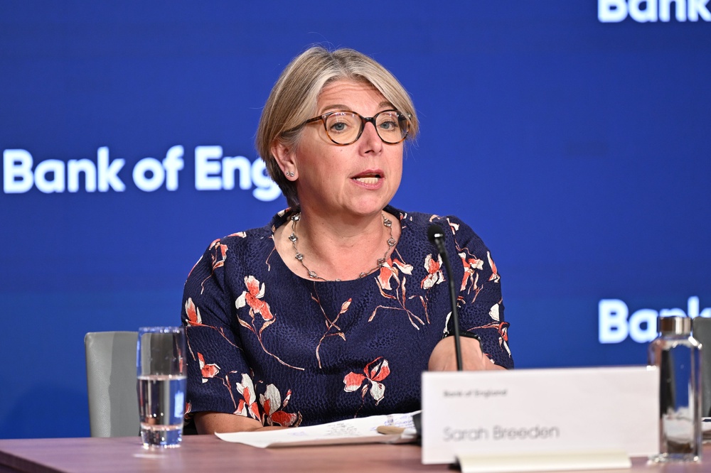 Deputy Governor for Financial Stability, Sarah Breeden, was speaking in Bangkok (Doug Peters/PA) (PA Wire)