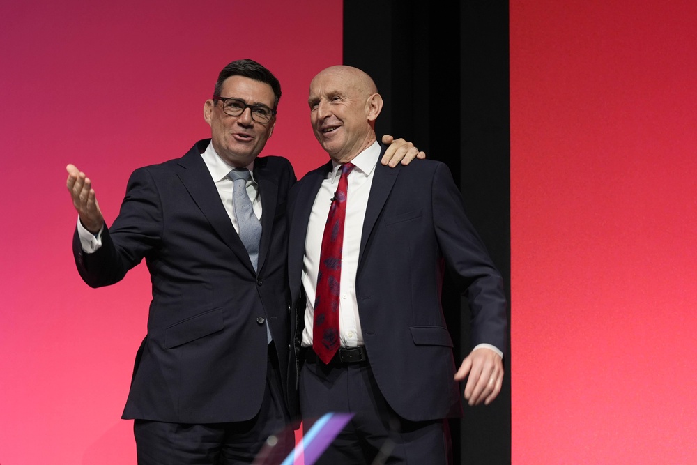 Prime Minister Andy Burnham (left) and Chancellor of the Exchequer John Healey are preparing for the Budget on October 28 (Peter Byrne/PA) (PA Wire)