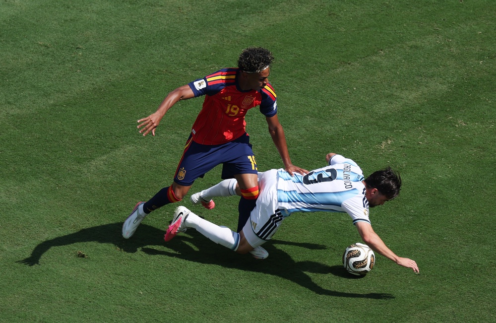 Spain's counterpress was a feature of their game at the World Cup (Getty)