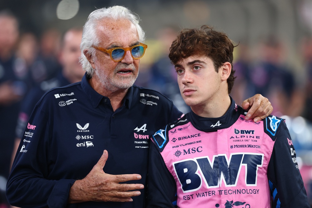 Flavio Briatore has threatned to take away Argentine media access to Colapinto (Getty)