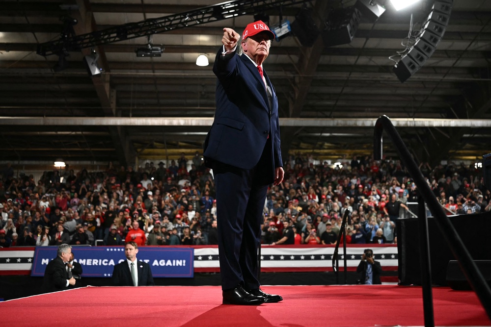 The Trump family owns a near majority stake in his media company (AFP/Getty)