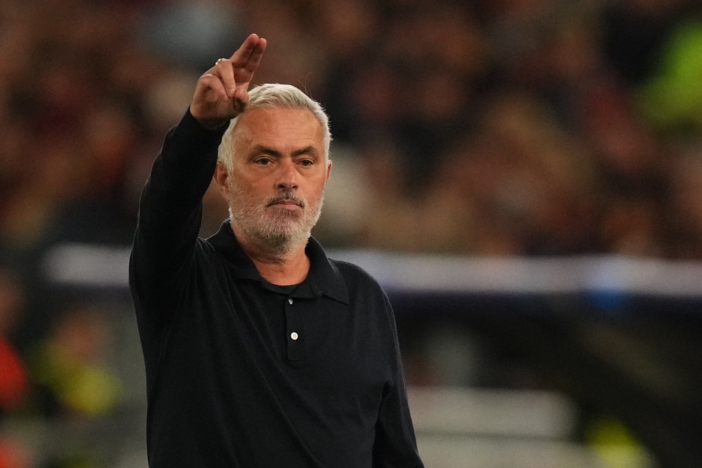 Vinicius Jr has said he has a great relationship with Jose Mourinho (AP)