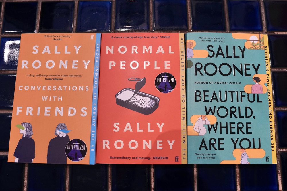 Sally Rooney books (Copyright 2026 The Associated Press. All rights reserved)