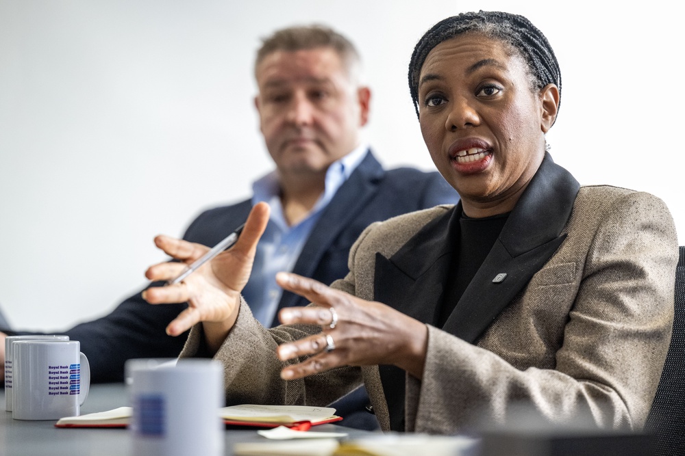 Conservative Party leader Kemi Badenoch at the Bank Accelerator Edinburgh (Lesley Martin/PA) (PA Wire)