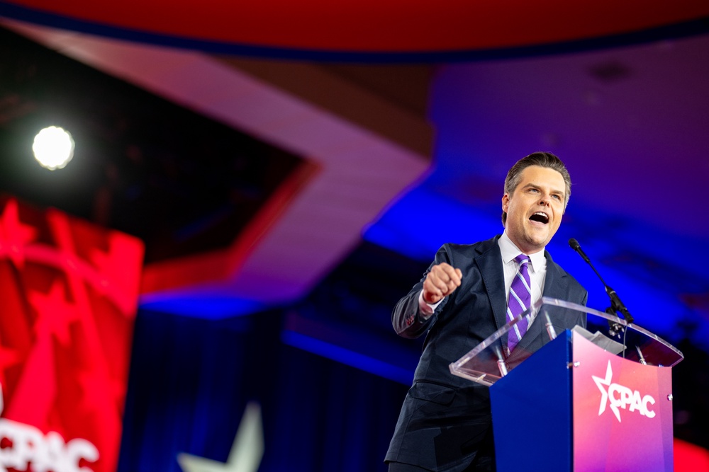 The complaint details trips across state lines to Miami, Las Vegas and New York. Gaetz disputed the claims in a statement, pointing to social media posts depicting a trip to the Bahamas (Getty)
