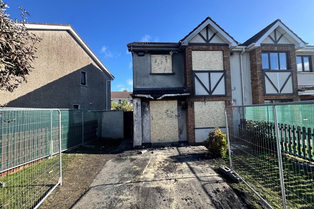 Two other children were rushed to hospital in a critical condition from the house in the Birchwood estate area and remain at Children’s Health Ireland in Crumlin (PA)