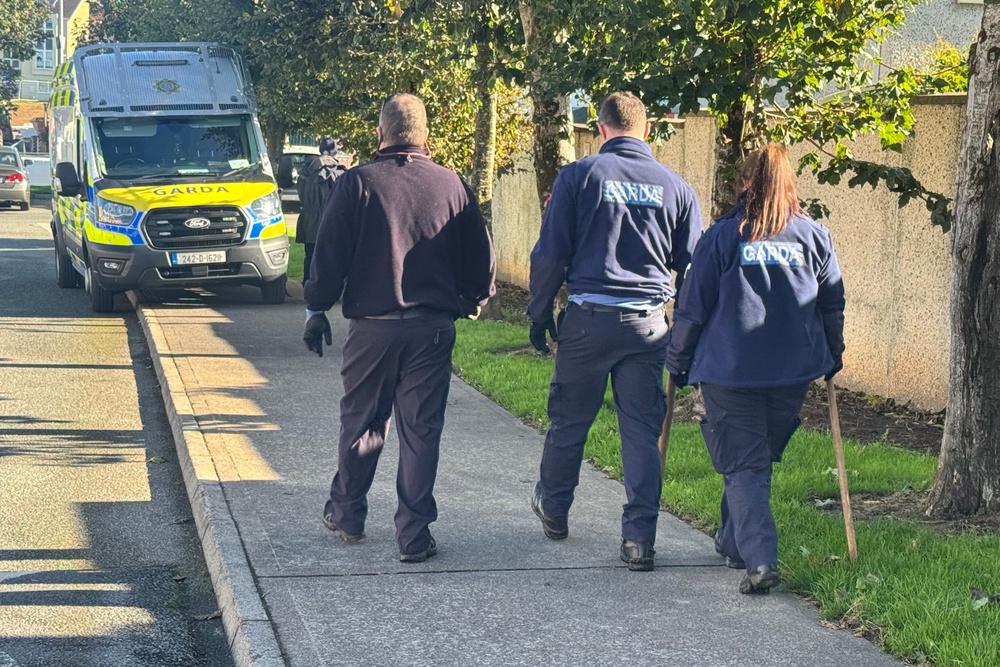 Gardaí had made several searches and seized a number of items in connection with the murder investigation (PA)
