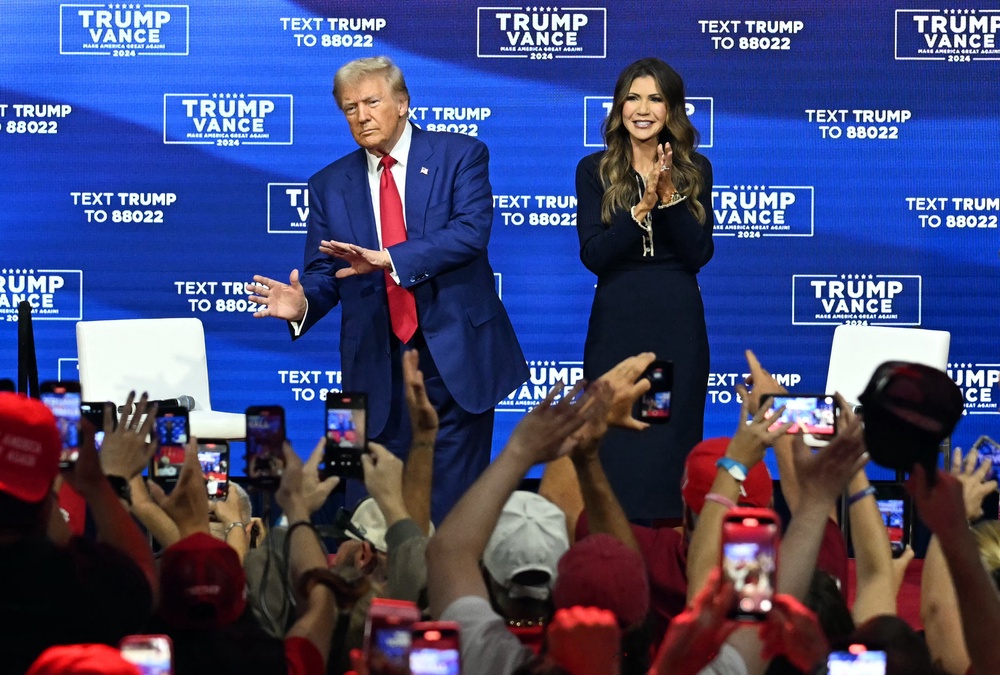 President Donald Trump fired Noem in March after a series of missteps including a $220 million ad campaign (AFP via Getty Images)