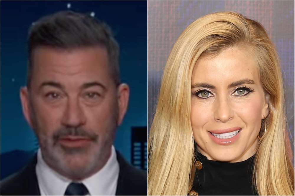 Jimmy Kimmel joked about the new White House press secretary, Katie Zacharia, in the latest installment of his late night show (ABC / Getty Images)