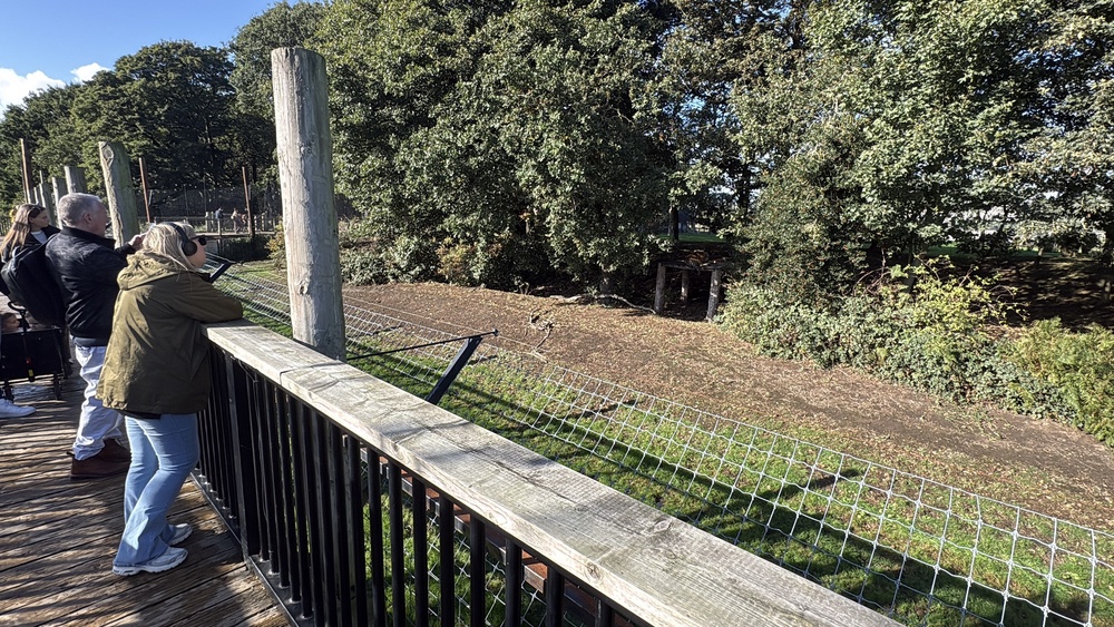The wildlife park was sparsely populated upon its reopening (PA) (PA Wire)