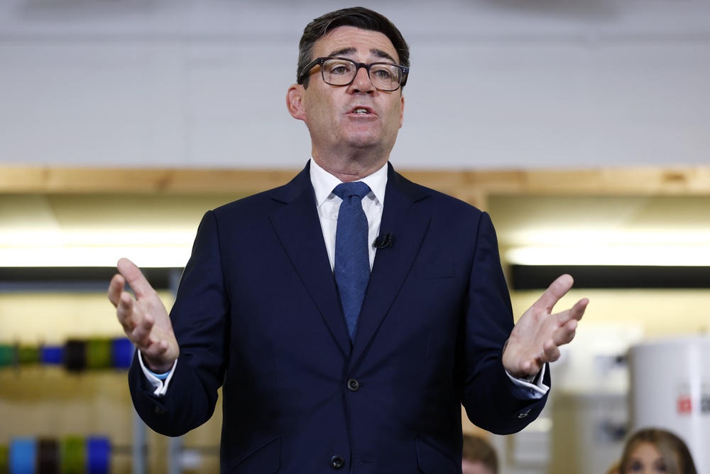 Prime Minister Andy Burnham decided to ‘pop up’ to Scotland, Ms Gilruth said. (Jeff J Mitchell/PA)