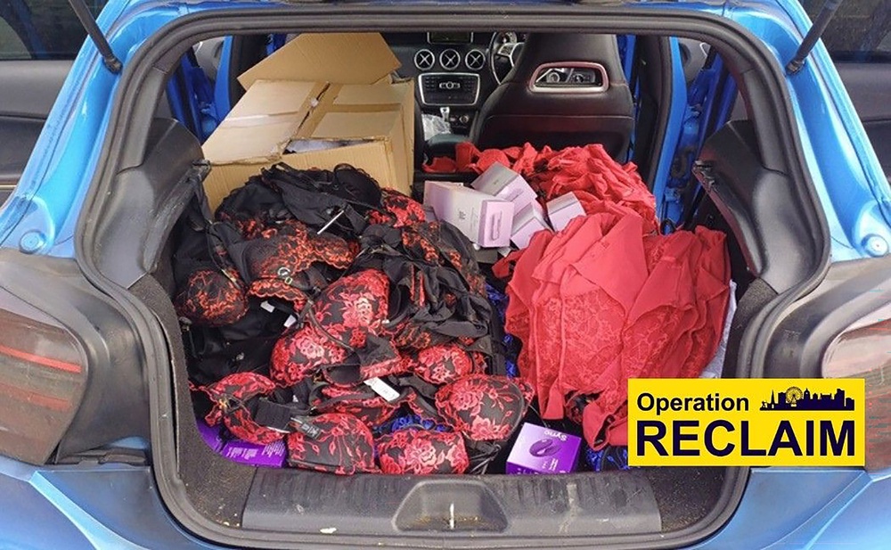 The stolen items from Ann Summers (Nottinghamshire Police/PA)