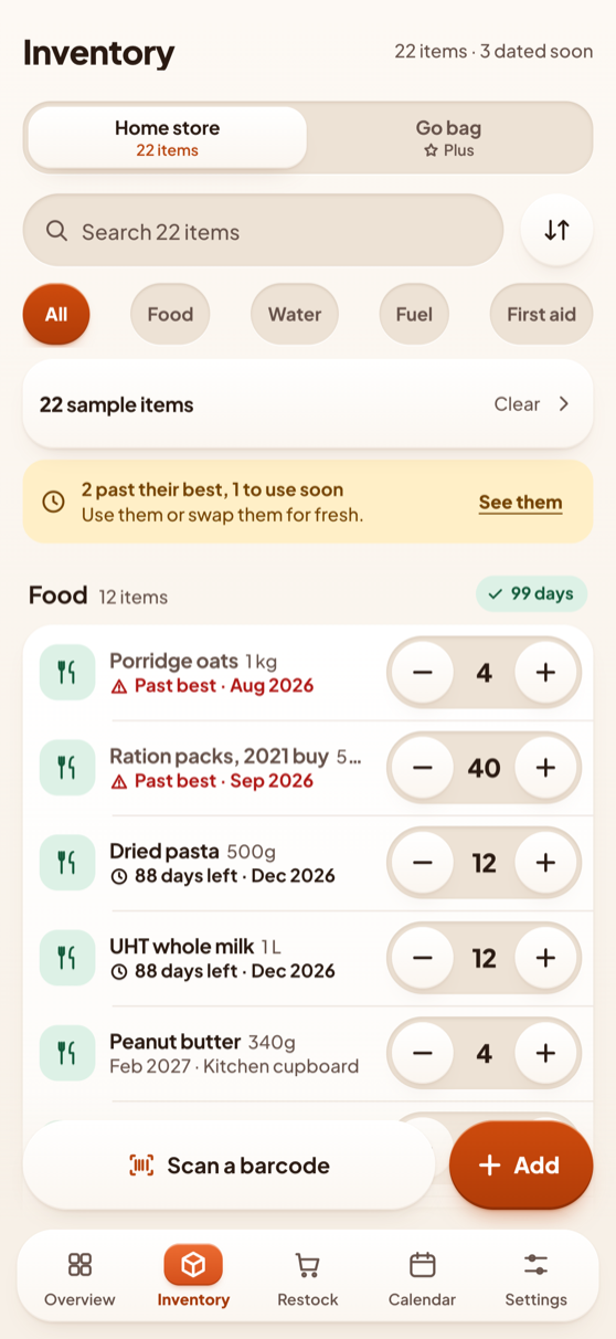 The tracker keeps track of the expiry dates and tells you when to rotate (Provision)