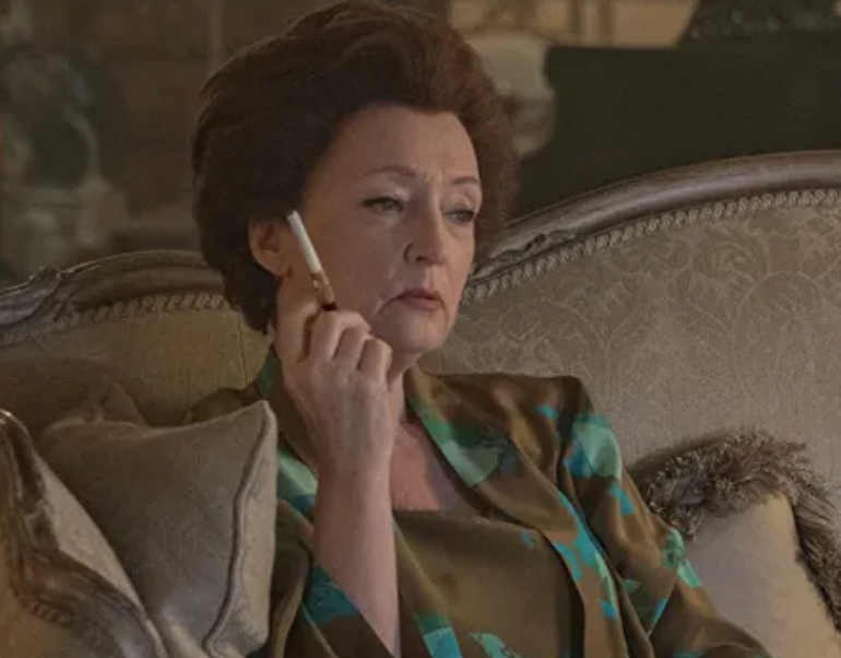Lesley Manville played Princess Margaret in the final two seasons of 'The Crown' (Netflix)