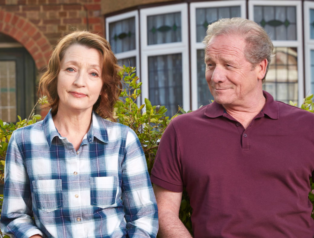 Lesley Manville and Peter Mullan in the BBC series 'Mum' (BBC)