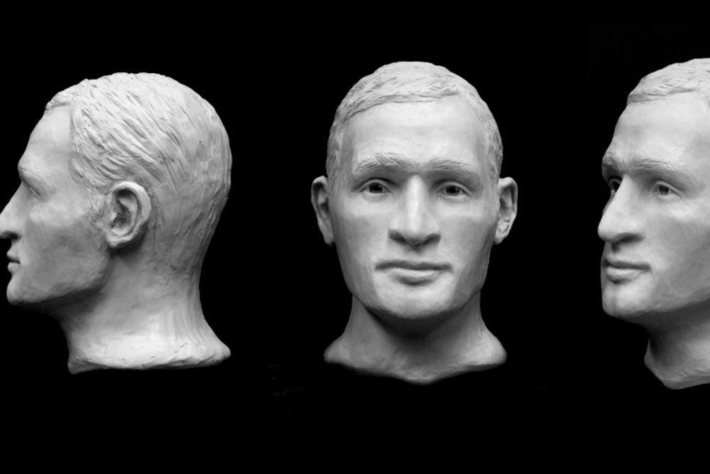 Amid the effort to identify Jackson's body, the FBI released three composites of what they believed his face may have looked like (LVMPD)