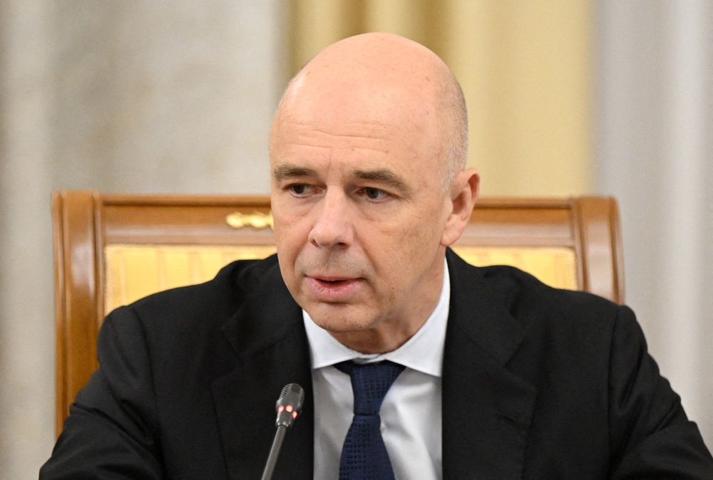 File photo: Russian finance minister Anton Siluanov, seen here at a cabinet meeting in Moscow in September (Reuters)