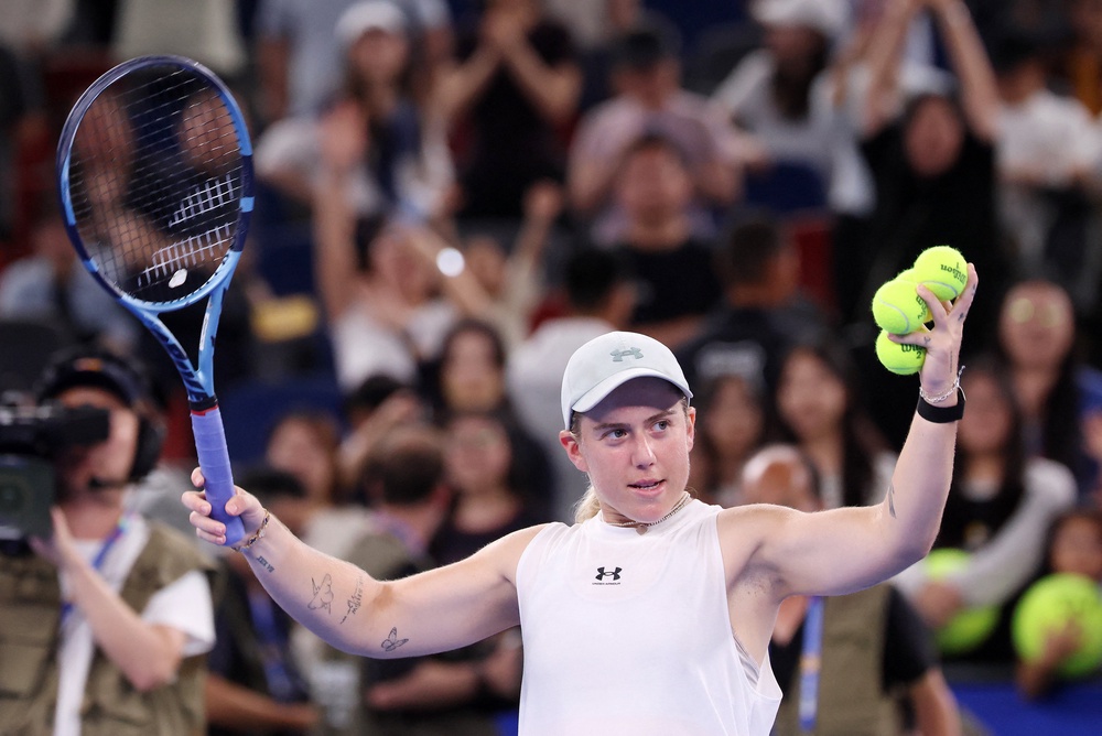 Kartal described her victory as a 'huge milestone' after returning from injury to enjoy the best run of her career (Reuters)
